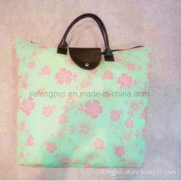PVC Shopping/Beach Bag with PU Hnadle